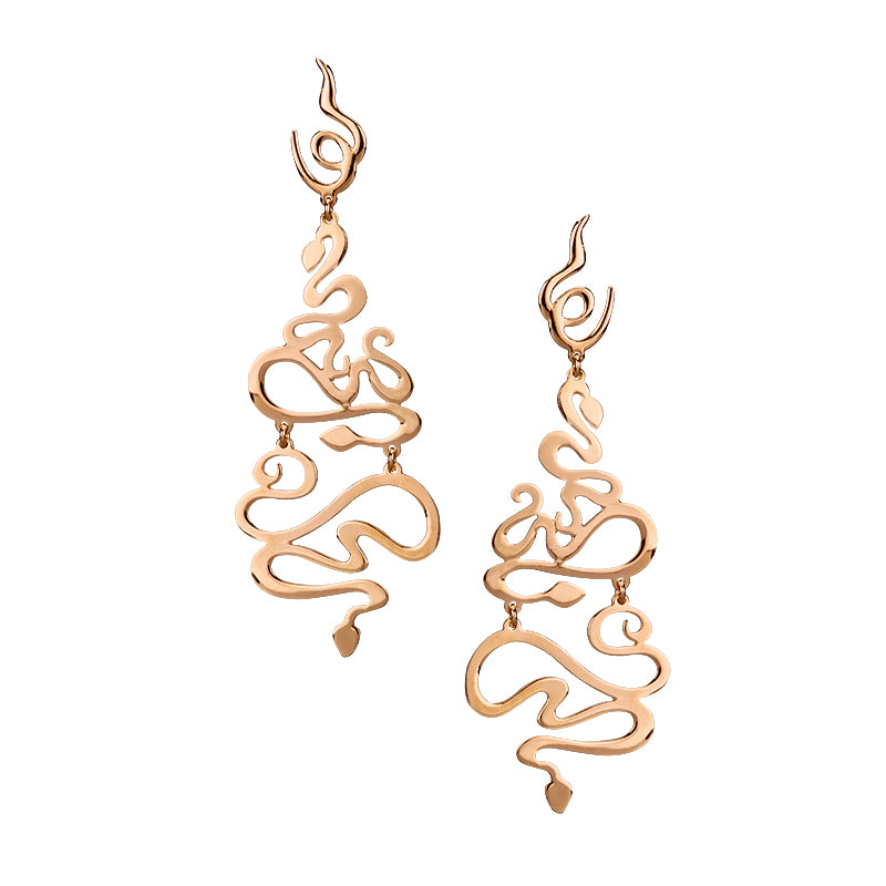 SNAKE EARRINGS